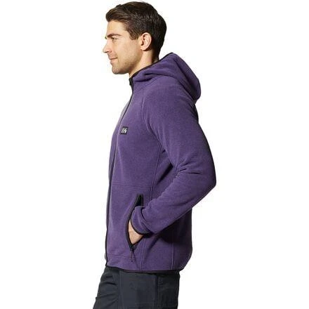 商品Mountain Hardwear|Polartec Double Brushed Full-Zip Hoodie - Men's,价格¥581,第3张图片详细描述