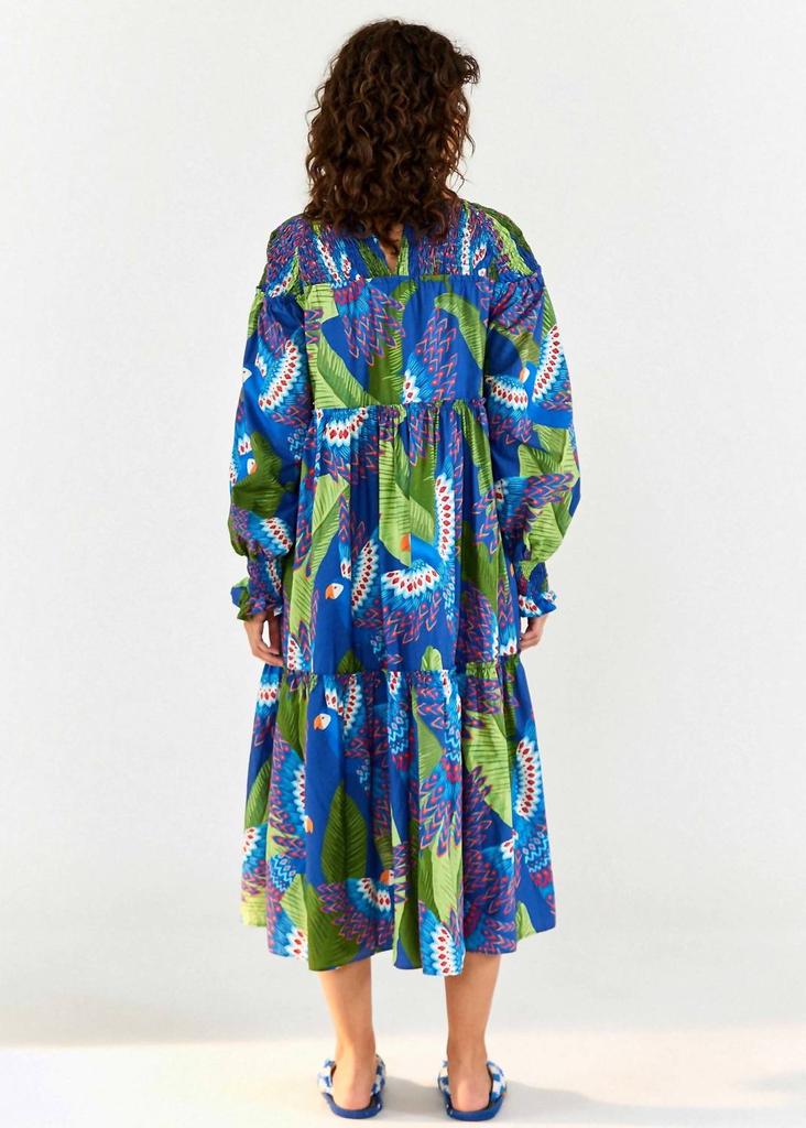 Macaw Midi Dress in Blue商品第2张图片规格展示