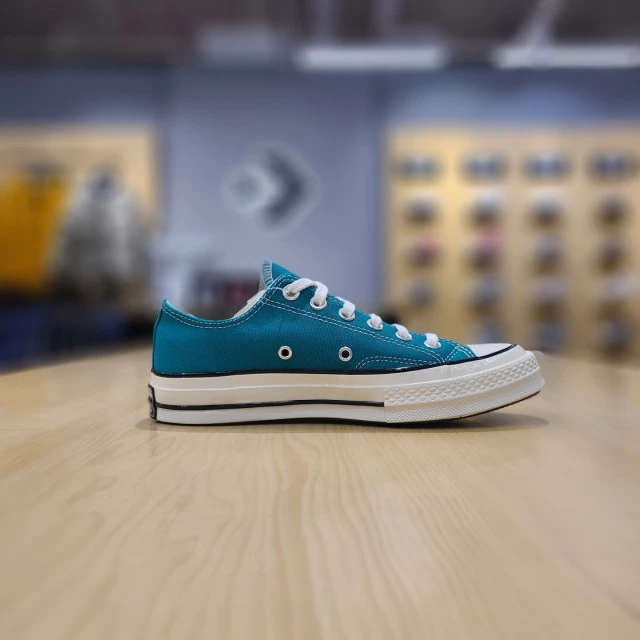 商品【预售商品15天发货】 Converse|【韩国直邮|包邮包税】匡威 CHUNK TAYLOR 70 SEASONAL 帆布 MALACHITE/黑色/EGRET 167702C,价格¥331,第1张图片