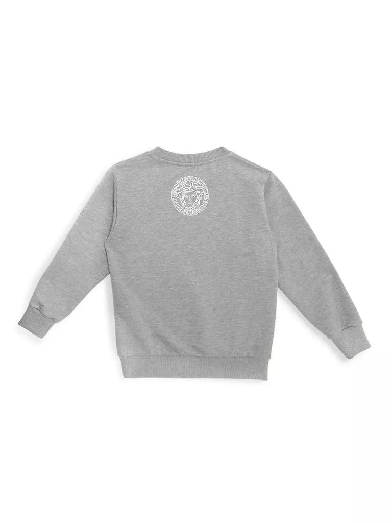 商品Versace|Little Kid's & Kid's Logo Crewneck Sweatshirt,价格¥1733,第3张图片详细描述