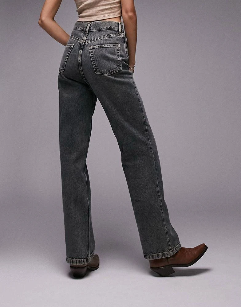 商品Topshop|Topshop grunge Kort jeans in authentic blue,价格¥272,第3张图片详细描述