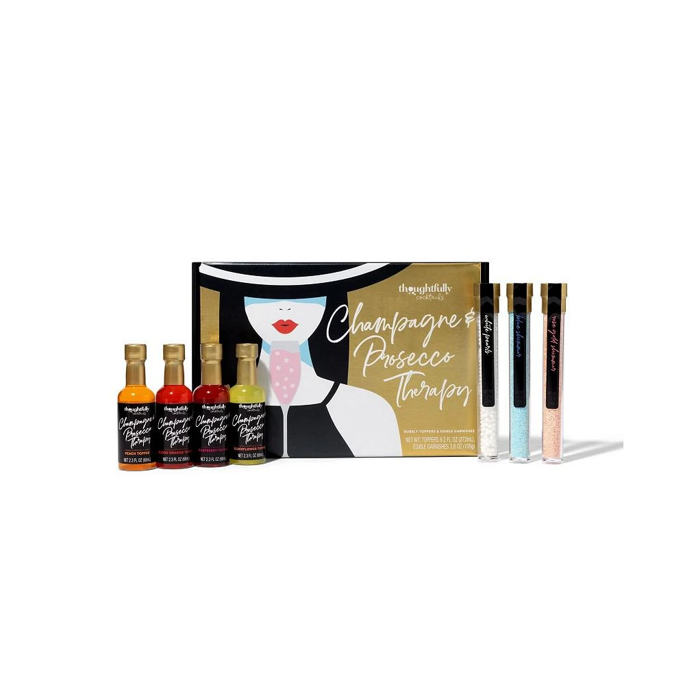 商品Thoughtfully|Cocktails, Champagne and Prosecco Therapy Cocktail Mixer Gift Set (Contains NO Alcohol),价格¥224,第1张图片