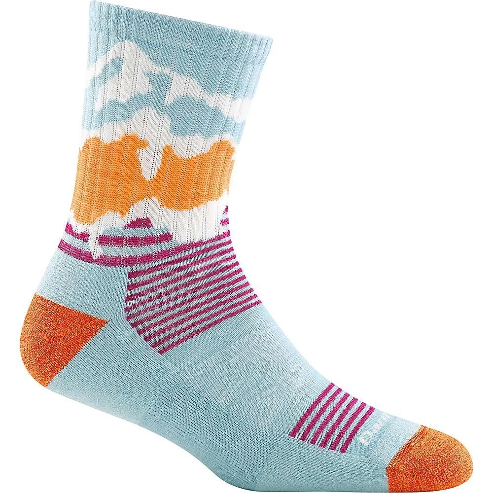 商品Darn Tough Vermont|Darn Tough Juniors' Three Peaks Micro Crew Light Cushion Sock,价格¥100,第1张图片