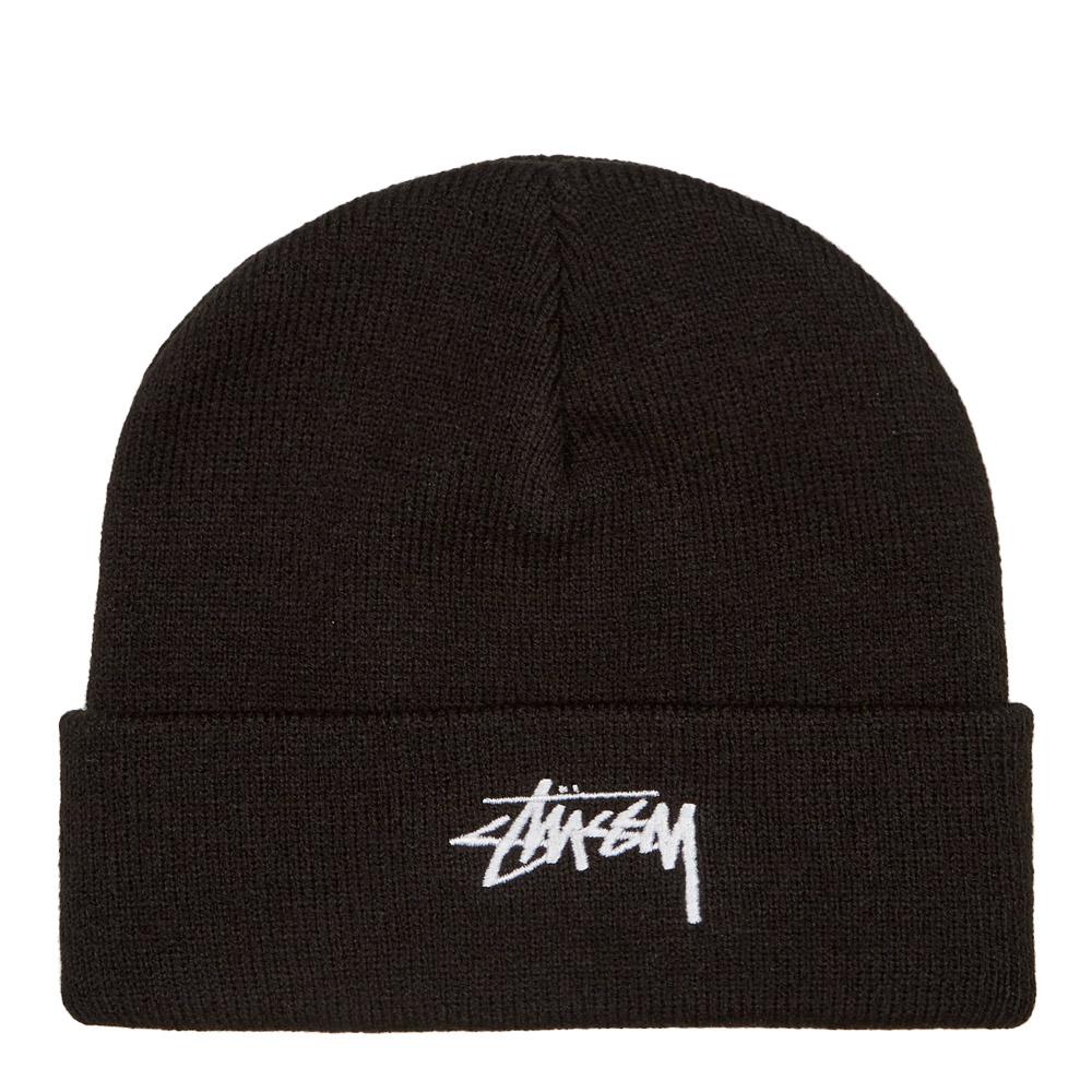 Stussy Stock Cuff Beanie - Black商品第1张图片规格展示