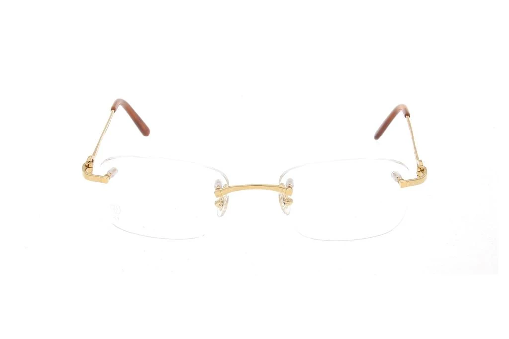 商品Cartier|Cartier Rectangular Frame Glasses,价格¥5827,第1张图片