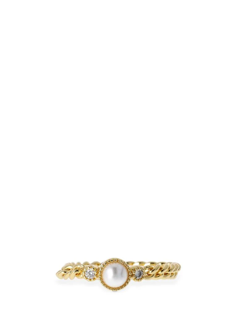 商品Zimmermann|Collage Fine Chain & Faux Pearl Ring,价格¥716,第1张图片
