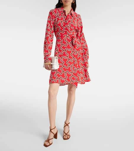 商品Diane von Furstenberg|Sophie印花针织迷你连衣裙,价格¥1369,第2张图片详细描述