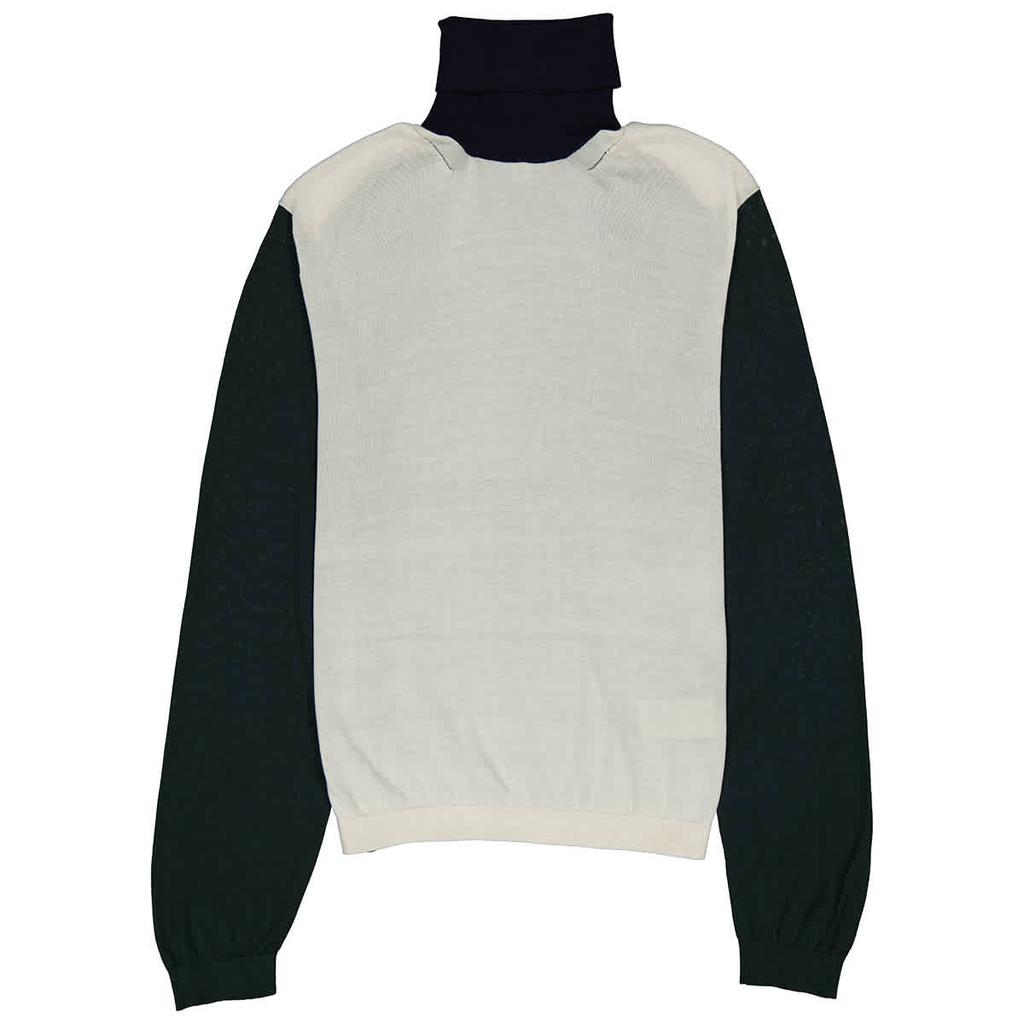 Burberry Ladies White Turtle Neck Underpin Sweater, Size Medium商品第1张图片规格展示