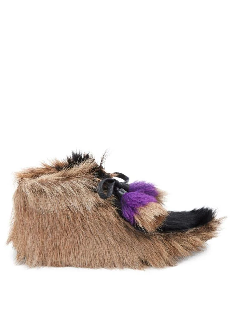 商品Prada|Chevre Mont Furry Desert Booties,价格¥3299,第3张图片详细描述