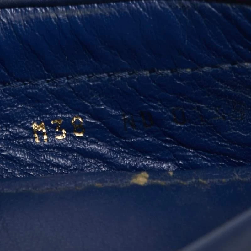 Louis Vuitton Blue Leather Gloria Loafers Size 38 商品
