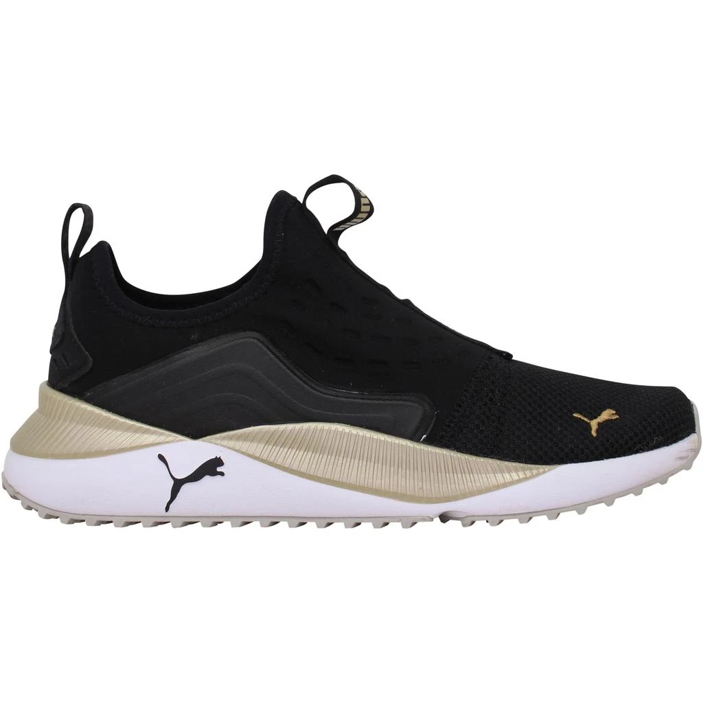 商品Puma|Puma Pacer Future Slip On Black/White-Gold  384415-04 Women's,价格¥368,第1张图片