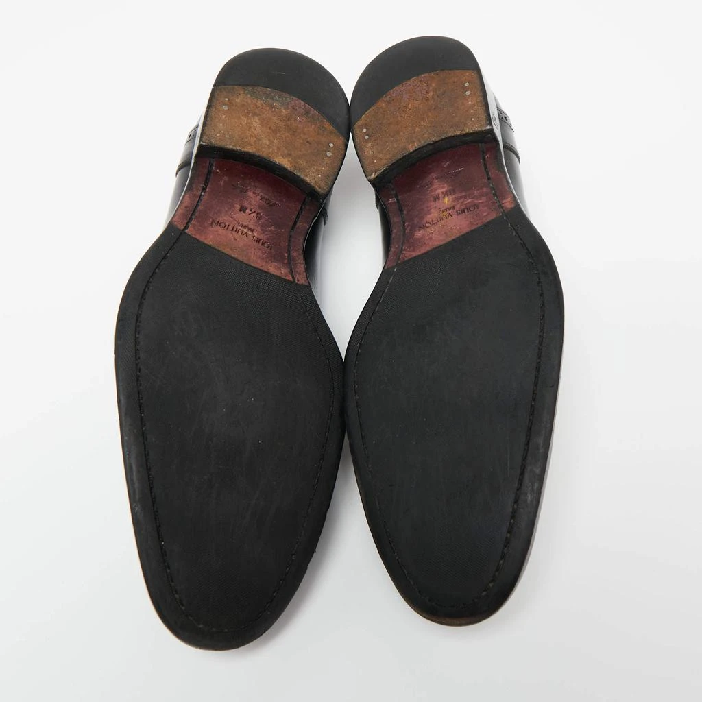 Louis Vuitton Black Leather Trading Loafers Size 42.5 商品