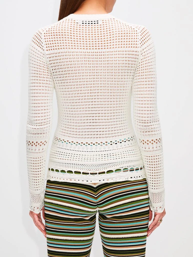 Silk Cotton Pointelle Top 商品