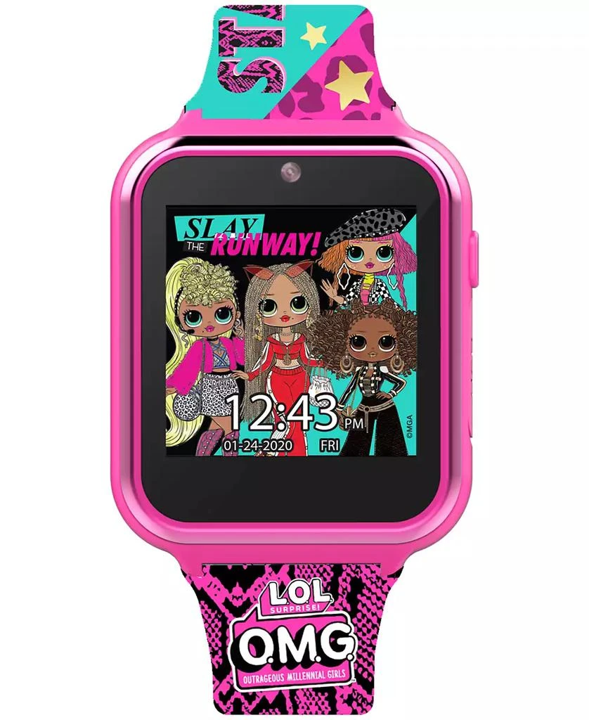 商品Accutime|Kid's OMG Multicolored Silicone Touchscreen Smart Watch 46x41mm,价格¥286,第1张图片