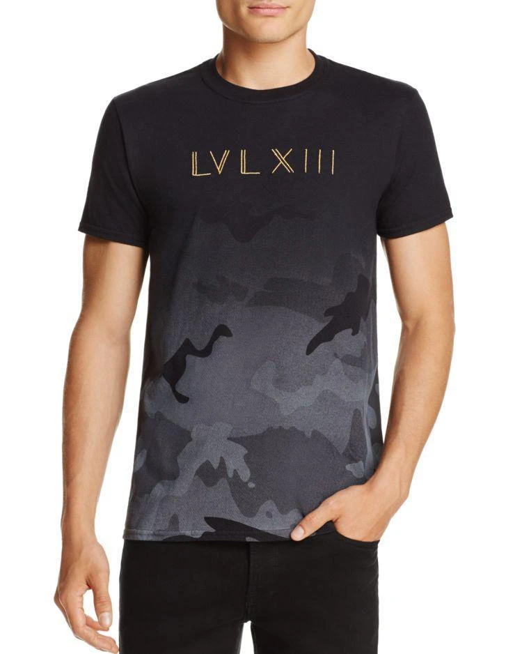 商品LVL XIII|Camouflage Crewneck Short Sleeve Graphic Tee - 100% Exclusive,价格¥704,第1张图片