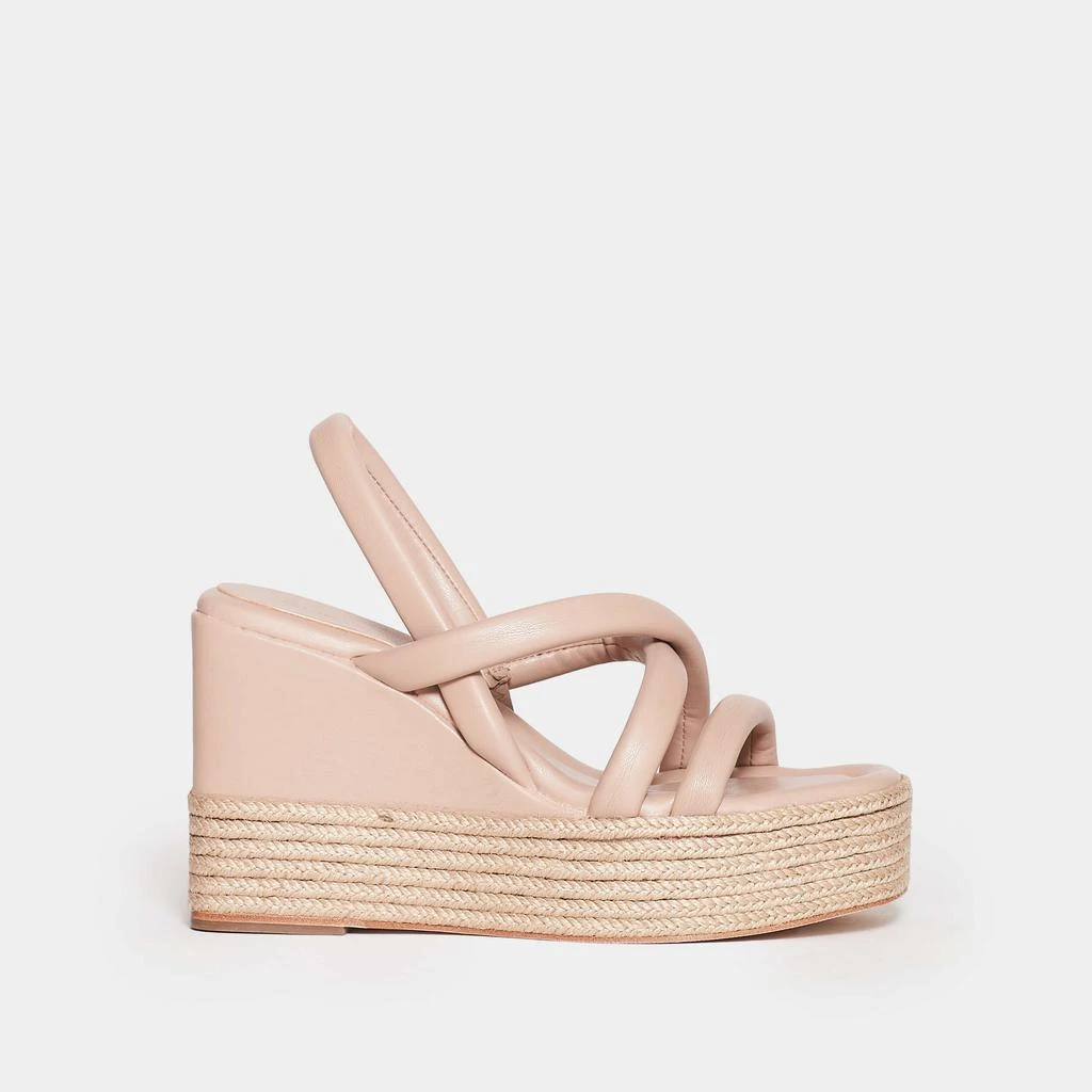 商品PALOMA BARCELÓ|High wedge in powder leather,价格¥1343,第1张图片