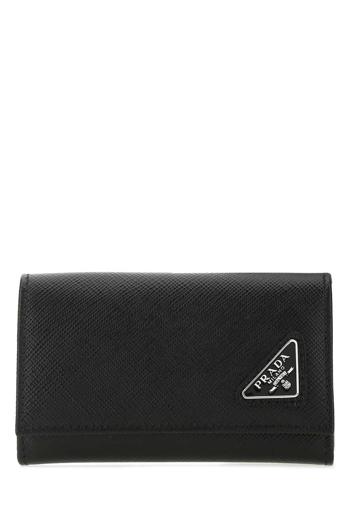 商品【商品预售7天】 Prada|Prada 男士钥匙扣 2PG222QHHF0002 黑色,价格¥3758,第1张图片