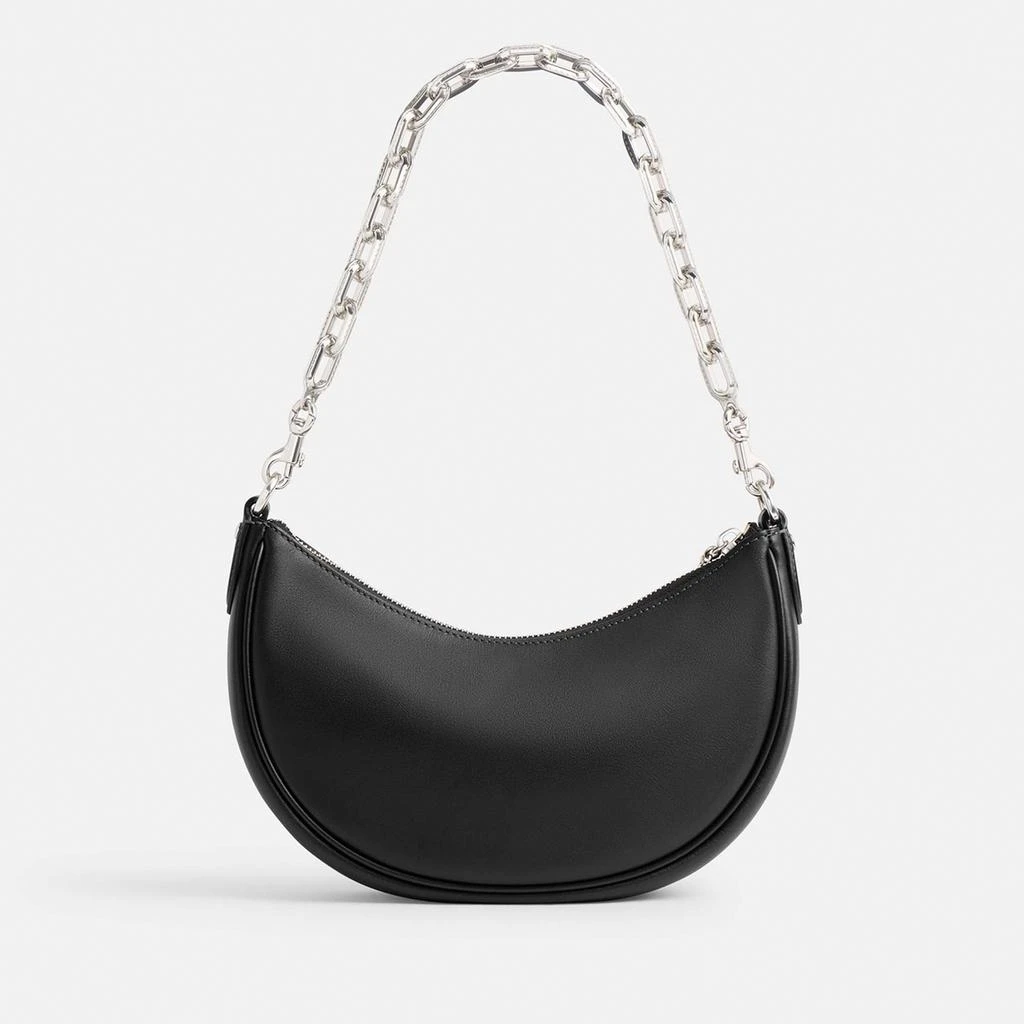 商品Coach|Coach Mira Crescent Glove Tanned Leather Shoulder Bag with Chain - Black,价格¥3517,第2张图片详细描述