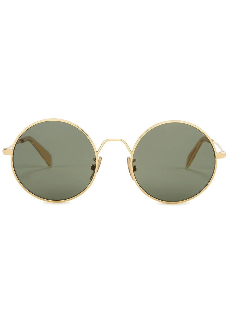 商品Celine|Gold-tone round-frame sunglasses,价格¥3510,第2张图片详细描述