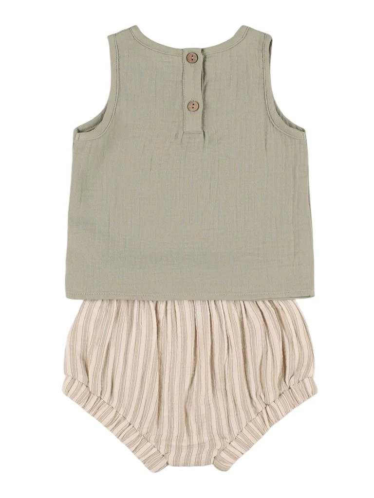 商品QUINCY MAE|Organic Cotton Top & Diaper Cover,价格¥192,第2张图片详细描述