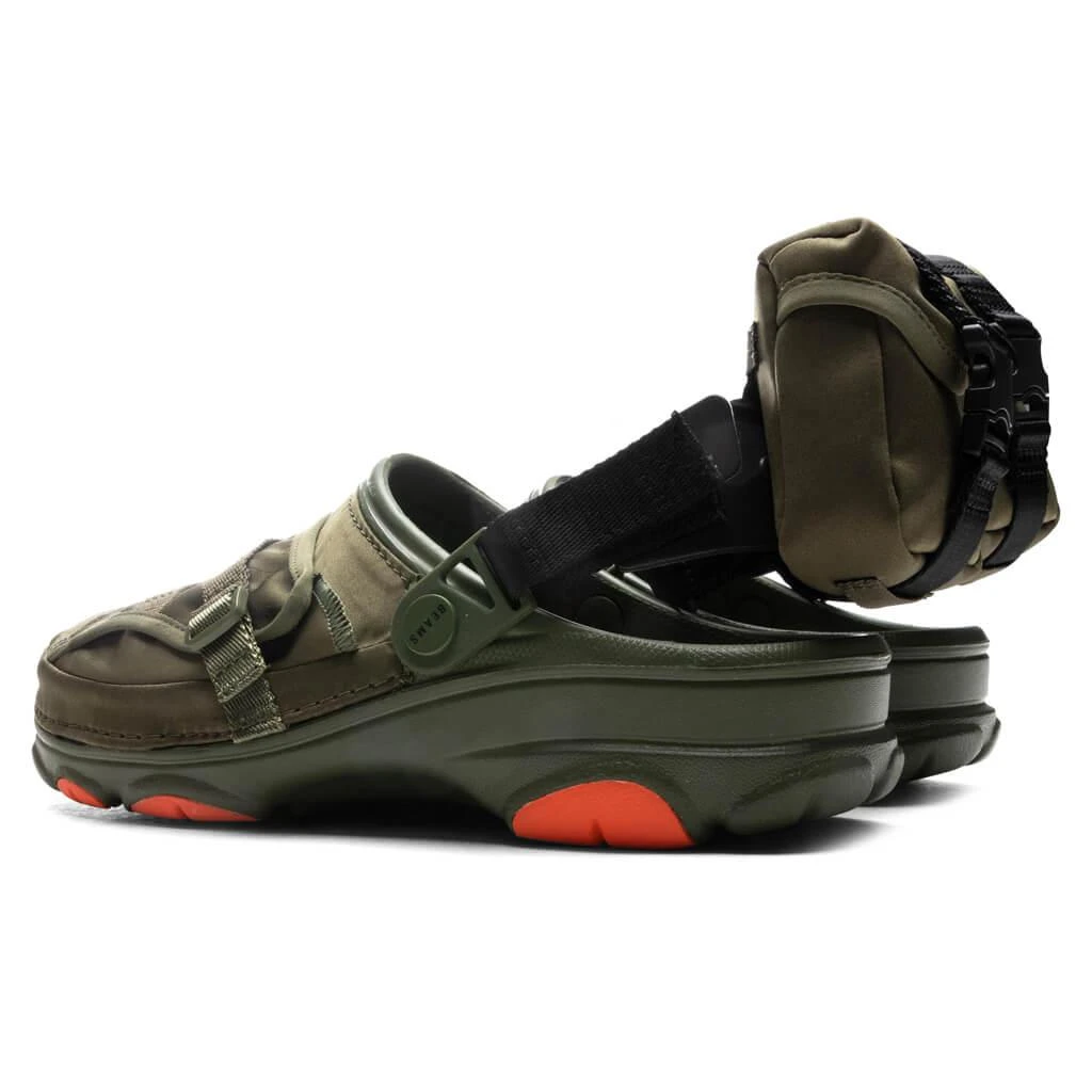 商品Crocs|Crocs x Beams Classic All Terrain Military Clog - Army Green,价格¥589,第3张图片详细描述