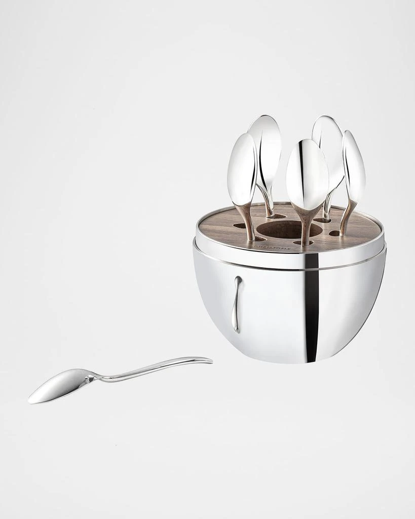 商品Christofle|Mini Mood Silver Espresso Spoons, Set of 6,价格¥3848,第2张图片详细描述