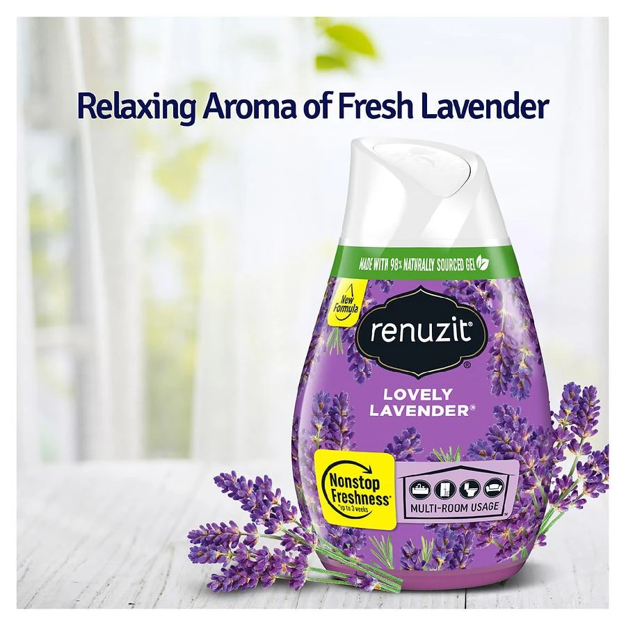 商品Renuzit|Gel Air Freshener Lovely Lavender,价格¥18,第2张图片详细描述