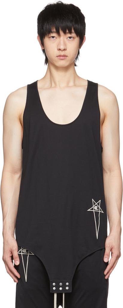 Black Champion Edition Basketball Tank Top商品第1张图片规格展示