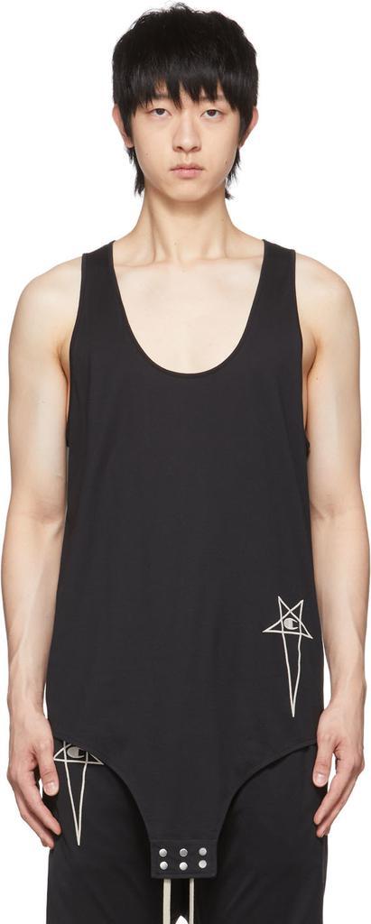 商品Rick Owens|Black Champion Edition Basketball Tank Top,价格¥2212,第1张图片