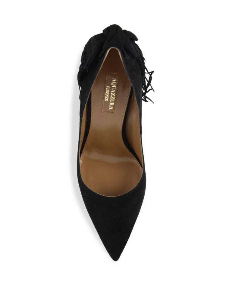 商品Aquazzura|Fringe Tie Suede Pumps,价格¥2404,第4张图片详细描述