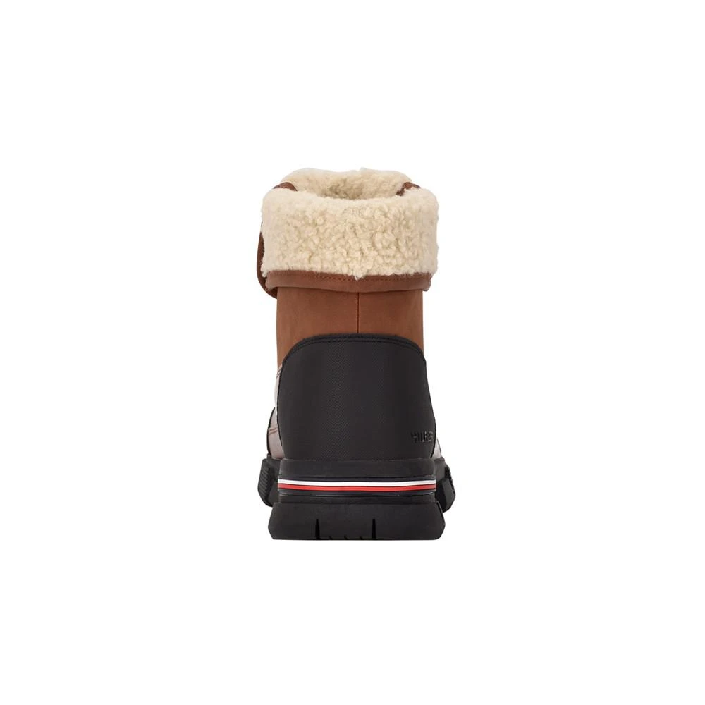 商品Tommy Hilfiger|Men's Idan Fold Down Faux Shearling Duck Boots,价格¥1044,第3张图片详细描述