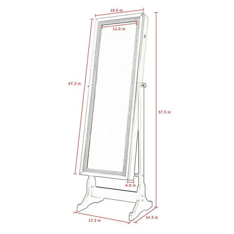Inspired Home Mirabai Jewelry Armoire 商品