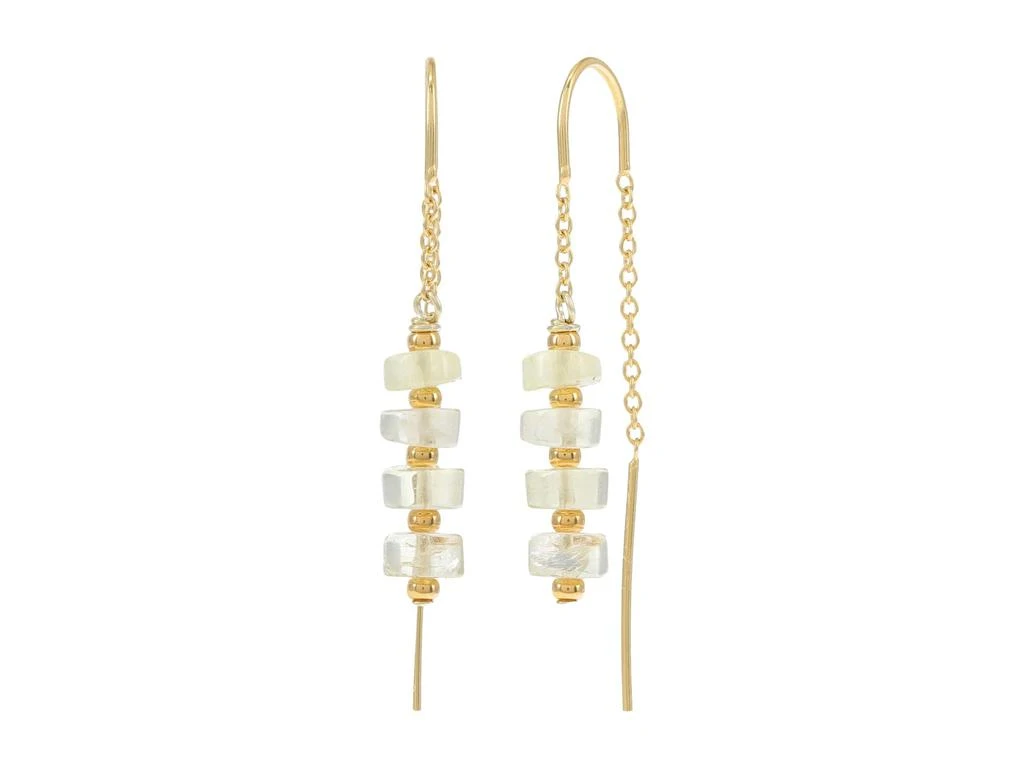 商品Chan Luu|Rutilated Quartz Thread Thru Earrings,价格¥564,第1张图片