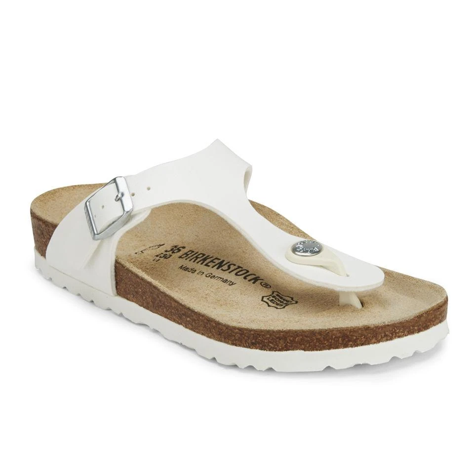 商品Birkenstock|BIRKENSTOCK WOMEN'S GIZEH TOE-POST SANDALS - WHITE,价格¥555,第5张图片详细描述