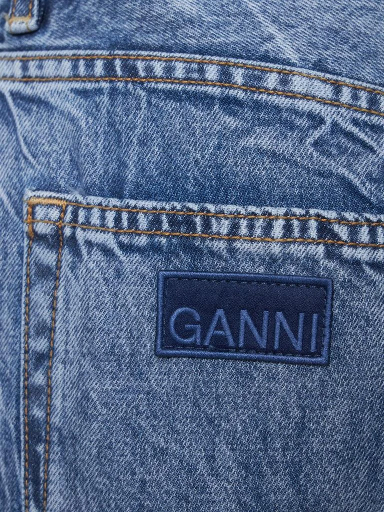 商品Ganni|Angi Crinkle Denim Jeans,价格¥1617,第5张图片详细描述