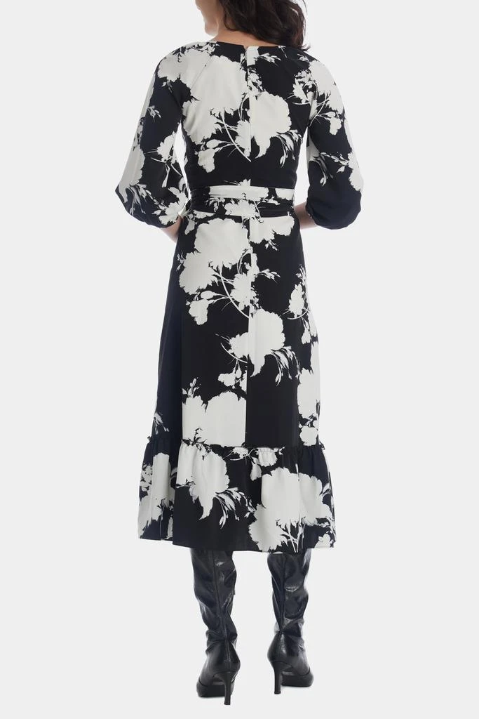 商品Karl Lagerfeld Paris|Floral Printed Silky Crepe Midi Dress,价格¥599,第2张图片详细描述