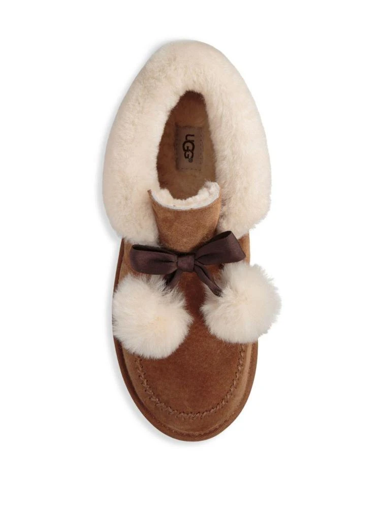 商品UGG|Kallen Sheepskin Pom-Pom & Suede Mocassins,价格¥360,第4张图片详细描述