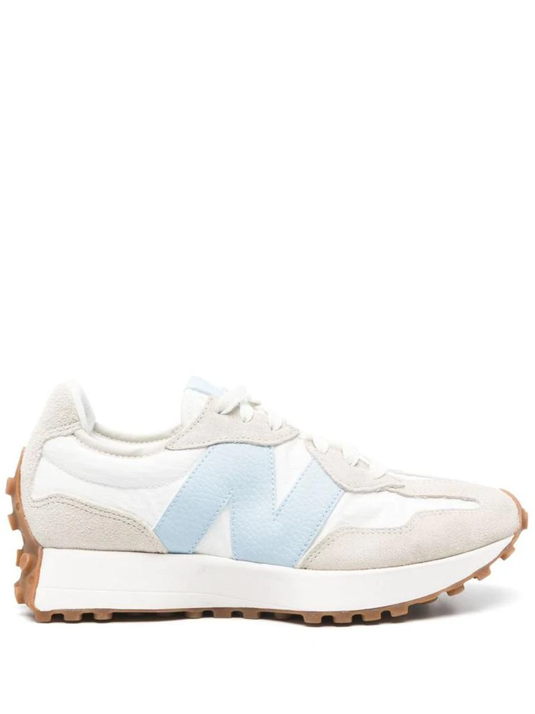 商品New Balance|New Balance 'New Balance 327' White Beige And Light Blue Sneakers,价格¥1150,第1张图片