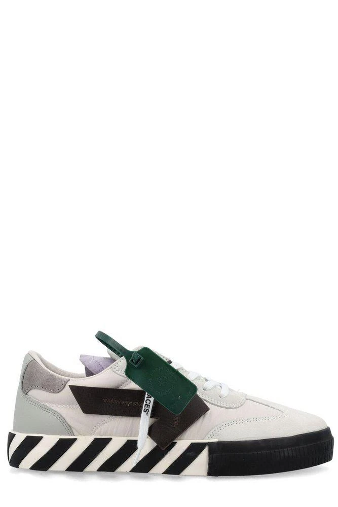 商品Off-White|Off-White Vulcanized Lace-Up Sneakers,价格¥2284,第1张图片