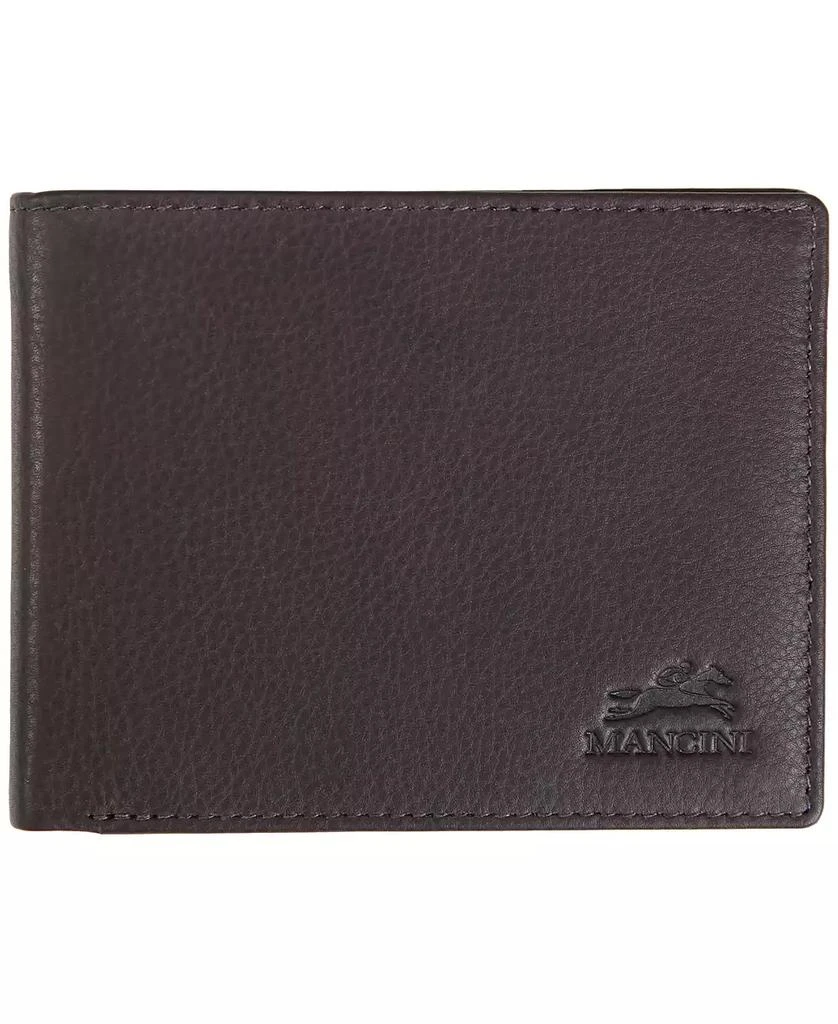 商品Mancini Leather Goods|Men's Monterrey Collection Left Wing Wallet,价格¥161,第1张图片