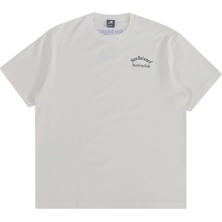 商品[国内直发] New Balance|舒适简约亲肤圆领短袖T恤 男款 白色,价格¥237,第1张图片