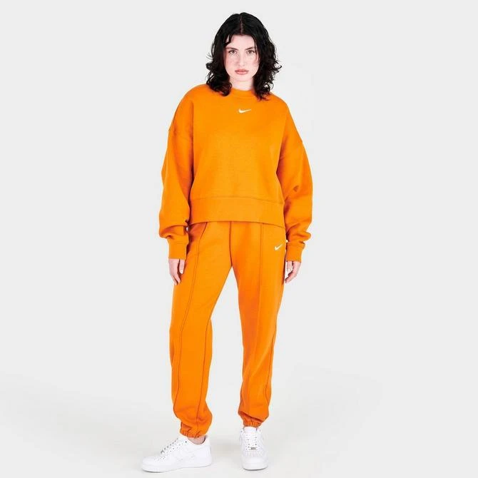 商品NIKE|Women's Nike Sportswear Collection Essentials Oversized Fleece Crewneck Sweatshirt,价格¥112,第2张图片详细描述