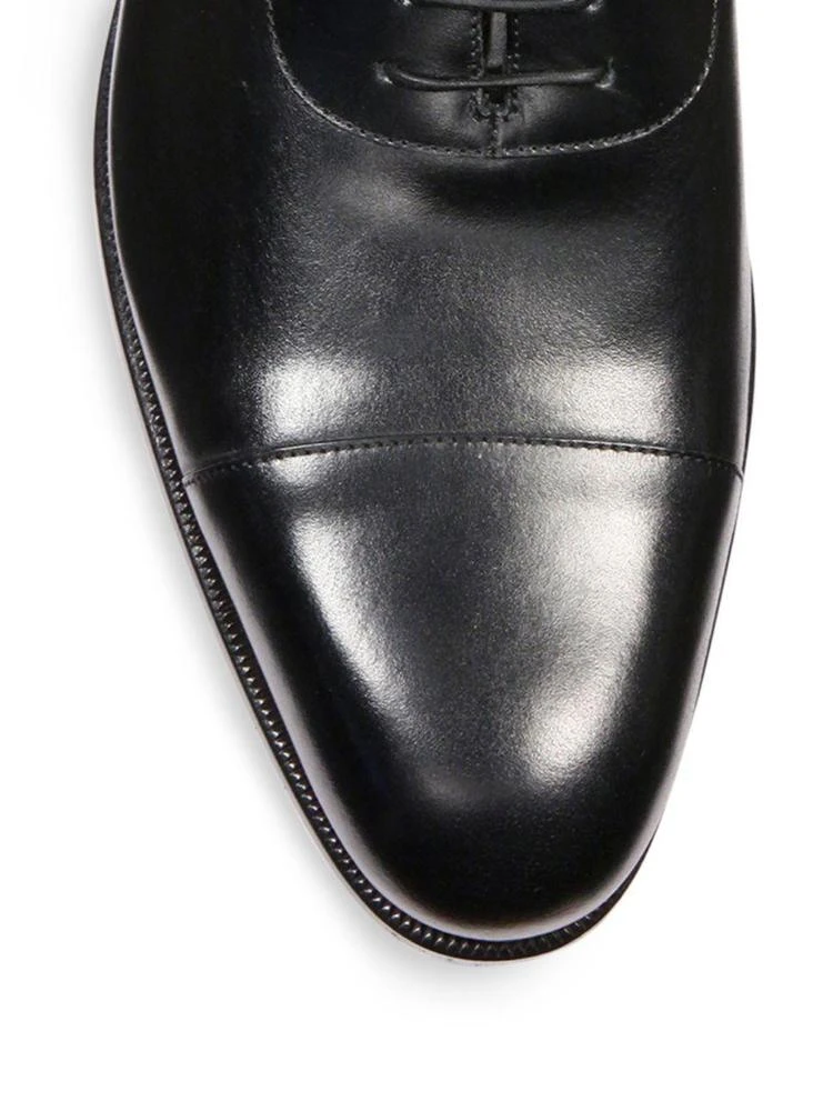 商品A. Testoni|A. Testoni - Leather Cap Toe Oxfords,价格¥1688,第3张图片详细描述