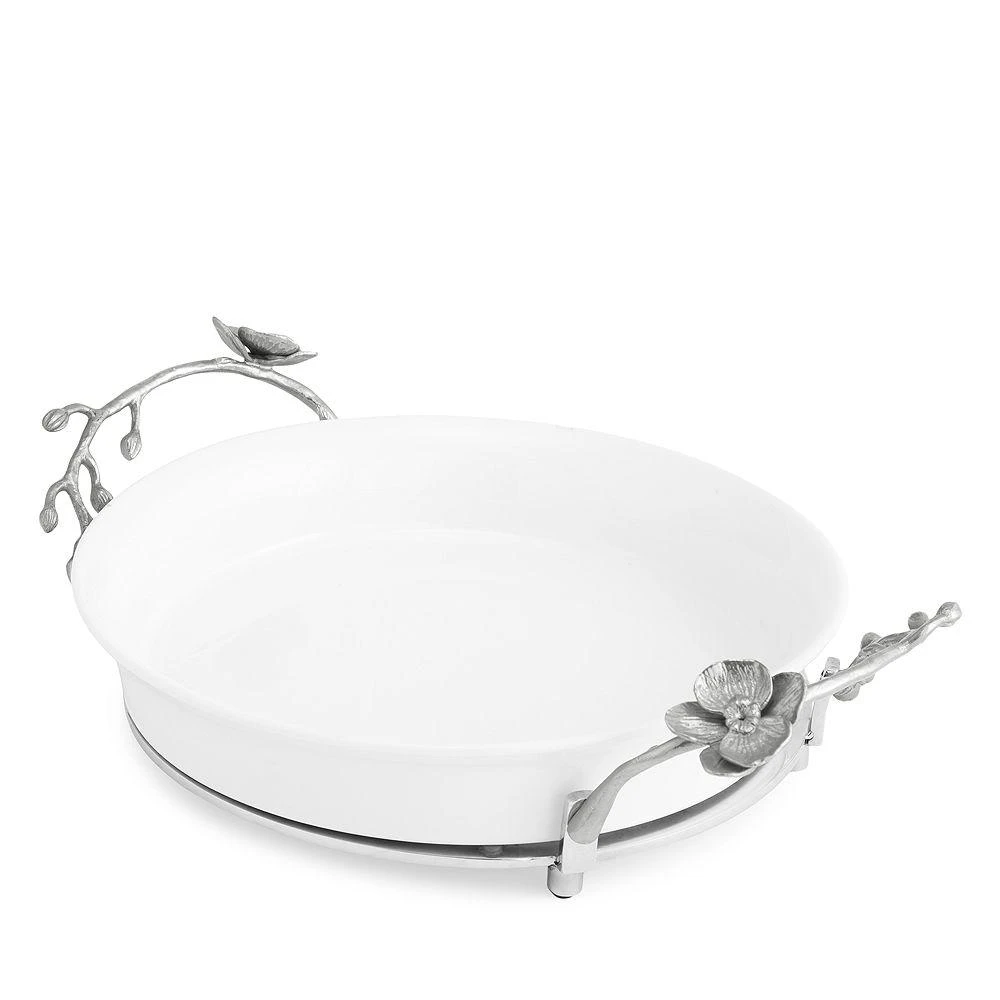 White Orchid Pie Plate 商品