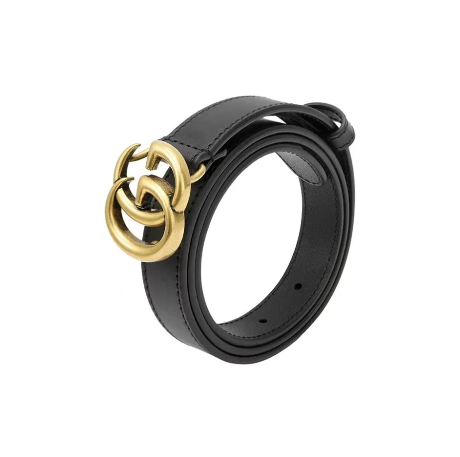 GUCCI古驰双G平滑扣腰带女款2cm扣头微瑕 商品