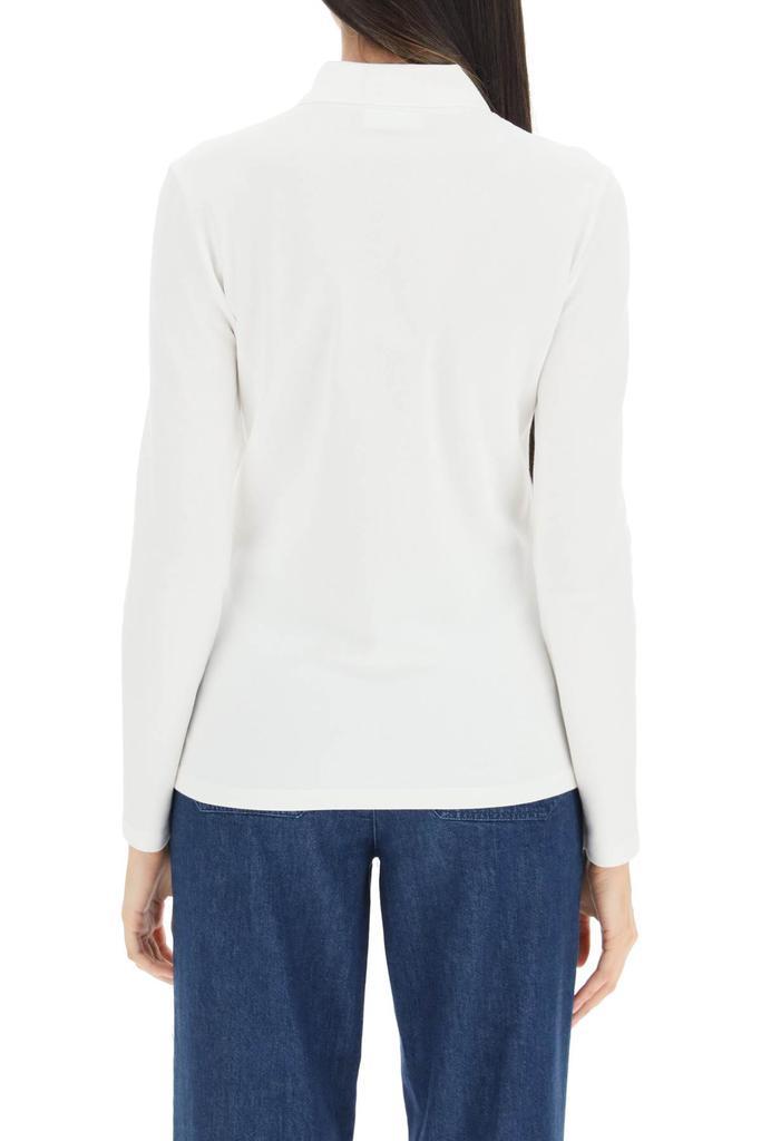 商品Lacoste|Lacoste Long Sleeve Cotton Pique Polo Shirt,价格¥1064,第5张图片详细描述