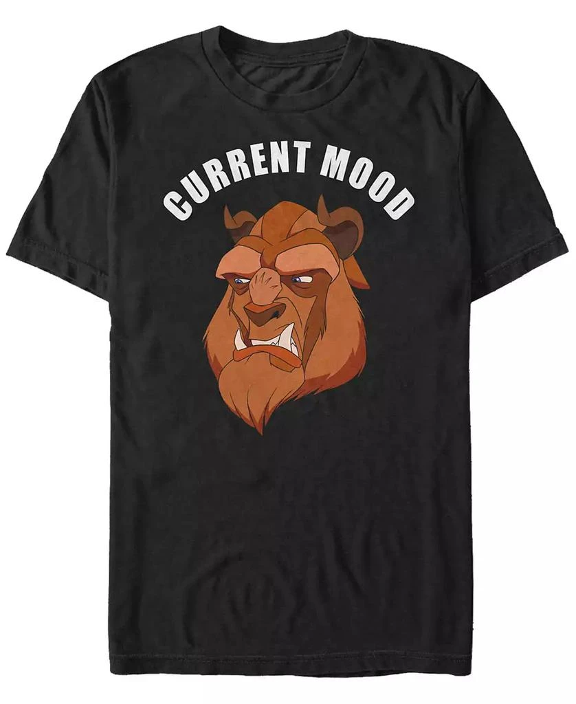 商品Disney|Disney Men's Beauty and the Beast Current Mood, Short Sleeve T-Shirt,价格¥184,第1张图片