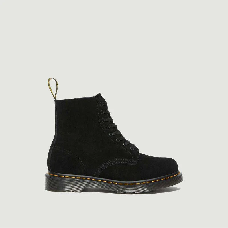 商品Dr. Martens|Suede lace-up boots 1460 Pascal Black Dr. Martens,价格¥1669,第1张图片