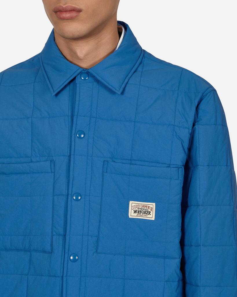Quilted Fatigue Shirt Blue商品第5张图片规格展示