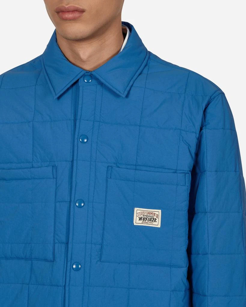 商品STUSSY|Quilted Fatigue Shirt Blue,价格¥1380,第5张图片详细描述